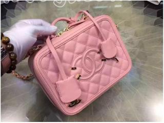 CHANEL A93343 2016春夏 ヴァニティー ケース グレインド カーフスキン & カーフスキン