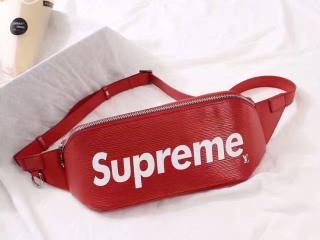 M53418ルイヴィトンシュプリームとコラボのLV ショルダーバッグsupreme ルイヴィトン スマホケース レッドエピ Louis Vuitton x Supreme “Bum” 斜めがけバッグシュプリーム