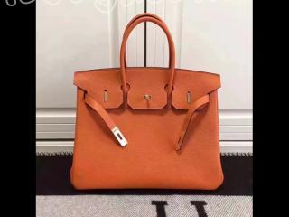 【H00635900】 エルメスバッグスーパーコピー HERMES バッグ バーキン35 ハンドバッグ ゴールド金具  国産牛革