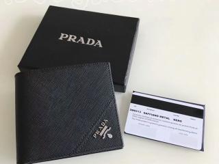 プラダ コインケース 財布 プラダ　PRADA折財布/札入れ　2M0513 メンズ向け　SAFFIANO/サフィア