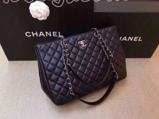 A91046 Y09958 94305 2017AW秋・冬モデル シャネル「CHANEL」 ラージ ショッピング バッグ ブラウン シルバー金具