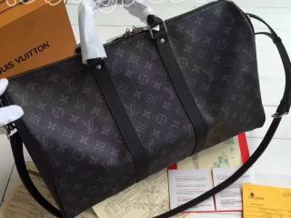 M40569 ルイヴィトン モノグラム バッグ スーパーコピー LOUIS VUITTON キーポル・バンドリエール 45 モノグラム・エクリプス