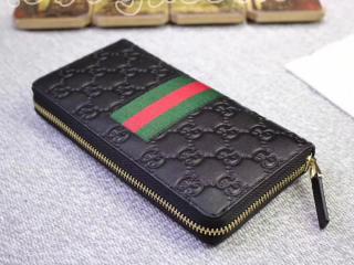 グッチ 長財布 スーパーコピー 〔GUCCI〕 グッチ シグネチャー レザー ウェブ ジップアラウンドウォレット 408831 CWCLN 1060