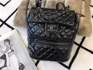 【美品：値下げ】シャネル CHANEL マトラッセ チェーン ショルダー リュック ラムスキン ブラック