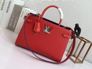 M54811 ルイヴィトン エピ バッグ コピー 「LOUIS VUITTON」 ツイスト・トート ショルダーバッグ 2wayバッグ エピ･レザー 7色可選択 コクリコ