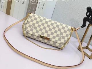 N41275 ルイヴィトン ダミエ・アズール バッグ スーパーコピー 「LOUIS VUITTON」 フェイボリット MM ヴィトン レディース  ショルダーバッグ