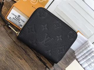 M60574 ルイ･ヴィトン レディース 人気 財布 「LOUIS VUITTON」ジッピー・コイン パース ルイヴィトン モノグラム・アンプラント 財布 スーパーコピー ウンドファスナー ノワール(黒)