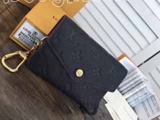 M62017 ルイヴィトン モノグラム・アンプラント 財布 スーパーコピー 小銭入れ 「LOUIS VUITTON」 ポシェット・クレ ヴィトン 財布 レディース 二つ折り マリーヌルージュ