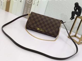 N41276 ルイヴィトン ダミエ・エベヌ バッグ スーパーコピー 「LOUIS VUITTON」 フェイボリット PM  チェーンショルダーバッグ