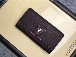 M64102 ルイヴィトン レディース 人気 長財布「LOUIS VUITTON」 ポルトフォイユ・カプシーヌ ヴィトンコピー 二つ折り財布