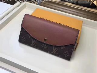 M64098 ルイヴィトン モノグラム 財布 スーパーコピー 「LOUIS VUITTON」 ポルトフォイユ・サラ テュイルリー ヴィトン 財布 レディース 二つ折り マロン