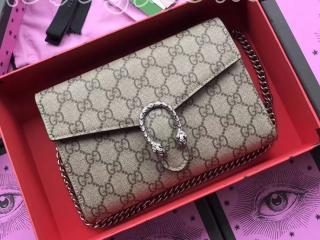 401231 KHNSN 8698 グッチ スーパーコピー レディース 財布 人気 〔GUCCI Dionysus〕 GGスプリーム チェーンウォレット ショルダーバッグ チェーン財布 2色選択可