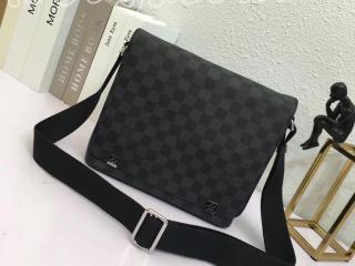 N41028 ルイヴィトン メンズ メッセンジャーバッグ 「LOUIS VUITTON」 ディストリクト PM NM ヴィトン ダミエ・グラフィット バッグ コピー