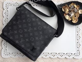 M44000 ルイヴィトン モノグラム・エクリプス バッグ コピー 「LOUIS VUITTON」 ディストリクト PM NM メンズ ヴィトン メッセンジャーバッグ ショルダーバッグ