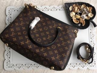 M42756 ルイヴィトン モノグラム バッグ スーパーコピー 「LOUIS VUITTON」 Pallas パラス ヴィトン レディース ハンドバッグ ショルダーバッグ 2WAY ブラック