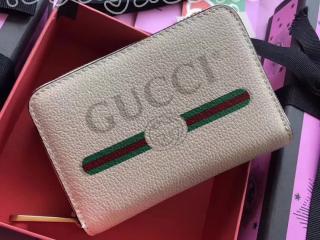 ‎496319 0GCAT 8820 グッチ プリント 財布 コピー 〔GUCCI〕 カード＆コインケース コインケース・小銭入れ ミニ カード＆財布 4色選択可 ホワイト レザー