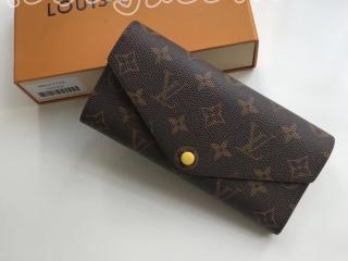 M60709 ルイヴィトン モノグラム 財布 スーパーコピー 「LOUIS VUITTON」 ポルトフォイユ・ジョセフィーヌ ヴィトン レディース 三つ折り長財布 2色選択可 ミモザ