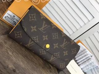 M61535 ヴィトン ルイモノグラム 長財布 コピー 「LOUIS VUITTON」ポルトフォイユ・エミリー ヴィトン レディース 二つ折り財布 7色選択可 ジョンキーユ