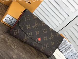 M62011 ルイヴィトン モノグラム 長財布 コピー 「LOUIS VUITTON」ポルトフォイユ・エミリー ヴィトン レディース 二つ折り財布 7色選択可 サンライズ