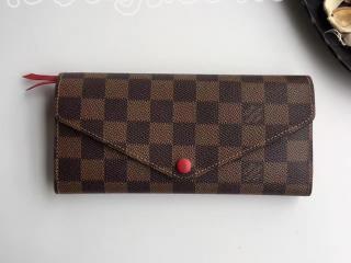 N63543 ルイヴィトン ダミエ・エベヌ 財布 コピー 「LOUIS VUITTON」 ポルトフォイユ・ジョセフィーヌ ヴィトン レディース 人気 三つ折り長財布