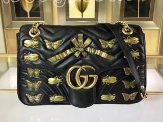 グッチ GGマーモント バッグ スーパーコピー GUCCI GGマーモント アニマル スタッズ レディース 大人気 チェーンショルダーバッグ 443496 DTDOT 1000