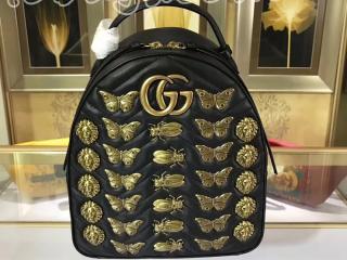 グッチ GGマーモント バッグ コピー GUCCI GGマーモント アニマルスタッズ バックパック レディース バックパック・リュック 476671 DTDJT 1000