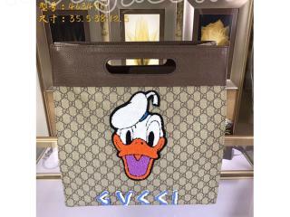 グッチ ネオ ヴィンテージ バッグ スーパーコピー GUCCI Soft GG Supreme ソフト GGスプリーム ドナルドダック トートバッグ2WAY 2のスタイル 463491 K5I6T 8851