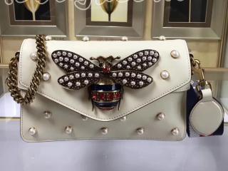 グッチ ブロードウェイ バッグ コピー GUCCI Broadway クラッチバッグ レディース チェーンショルダー 5色可選択 ホワイト レザー 453778 DVUDT 9088