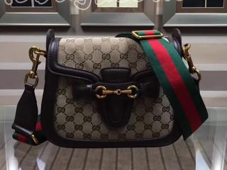 グッチ レディーウェブ バッグ コピー GUCCI Lady Web オリジナルGG柄キャンバス レディース ショルダーバッグ 3色可選択 ブラック レザー 383848 KQWQT 9678