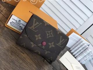 M41939 ルイヴィトン モノグラム 財布 スーパーコピー 「LOUIS VUITTON」 ポルトモネ・ロザリ ヴィトン レディース 二つ折り財布 2色可選択 フューシャ