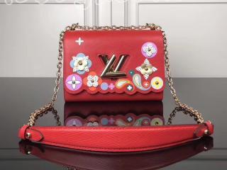 M54859 LOUIS VUITTON ルイヴィトン エピ バッグ スーパーコピー ツイスト MM ポップな花柄 ヴィトン レディース チェーンショルダーバッグ 3色可選択 レッド