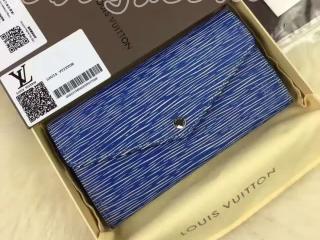 M61649 ルイヴィトン エピ 長財布 スーパーコピー 「LOUIS VUITTON」 ポルトフォイユ・サラ ヴィトン レディース 二つ折り財布 デニムライト