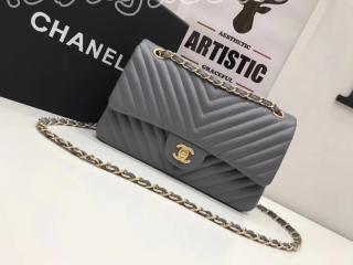 シャネル アイコニック バッグ コピー CHANEL レディース ハンドバッグ チェーンショルダー 2WAY 選択5色 グレー＆ゴールド金具 A01112 CH0600 GRAY