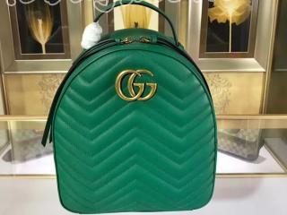 476671 DTDHT 3120 グッチ GGマーモント バッグ コピー GUCCI GG Marmont キルティングレザー レディース バックパック 6色可選択 グリーン レザー