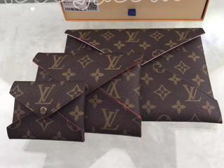 M62034 ルイヴィトン モノグラム 財布 コピー 「LOUIS VUITTON」 ポシェット・キリガミ ポーチ 3点セット ヴィトン新作 17AW レディース 二つ折り財布