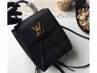 M54573 ルイヴィトン Lockme バッグ スーパーコピー 「LOUIS VUITTON」 ロックミー・バックパック MINI ヴィトン レディース ミニバックパック・リュック 2色可選択 ノワール