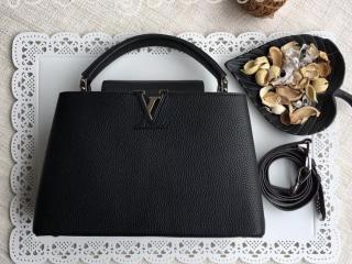 M42242 ルイヴィトン トリヨン バッグ スーパーコピー 「LOUIS VUITTON」 カプシーヌ PM ハンドバッグ ヴィトン レディース ショルダーバッグ 5色可選択 ノワール&シルバー金具