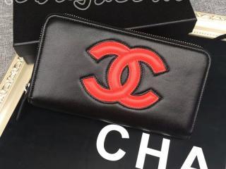 CHANEL 2017新作★CCラウンドジップウォレット長財布