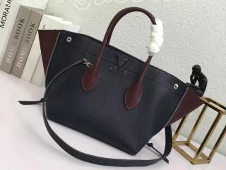 M54842 ルイヴィトン カーフ バッグ コピー 「LOUIS VUITTON」 フリーダム ハイエンド ハンドバッグ ヴィトン レディース 2WAYショルダーバッグ 3色可選択 ネイビー