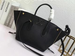 M54843 ルイヴィトン カーフ バッグ コピー 「LOUIS VUITTON」 フリーダム ハイエンド ハンドバッグ ヴィトン レディース 2WAYショルダーバッグ 3色可選択 ノワール