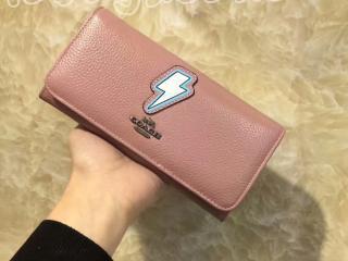 コーチ/COACH財布 レディース財布二つ折り財布長財布 電光柄