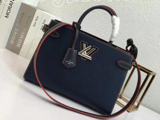 M54980 ルイヴィトン エピ バッグ スーパーコピー 「LOUIS VUITTON」 ツイスト・トート ショルダーバッグ 2wayバッグ エピ･レザー 7色可選択 アンディゴブルー