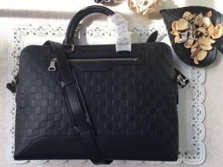 N41019 ルイヴィトン ダミエ･アンフィニ バッグ スーパーコピー 「LOUIS VUITTON」 アヴェニュー・ブリーフケース ヴィトン メンズ ビジネスバッグ 3色可選択 オニキス