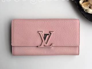 M61250 ルイヴィトン トリヨン 長財布 コピー 「LOUIS VUITTON」 ポルトフォイユ・カプシーヌ ヴィトン レディース 二つ折り財布 5色可選択 マグノリア&シルバー金具