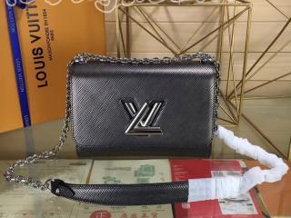 M54855 ルイヴィトン エピ バッグ スーパーコピー 「LOUIS VUITTON」 ツイスト MM ヴィトン レディース チェーンショルダーバッグ シルバー金具