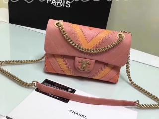 A93682 Y61181 0B262 シャネル レディース バッグ コピー CHANEL ハンドバッグ チェーンショルダーバッグ ピンク&ゴールド金具