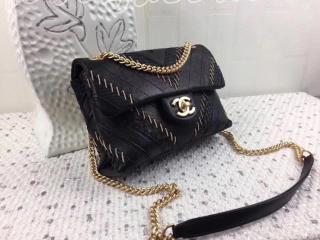 シャネル レディース バッグ スーパーコピー CHANEL ハンドバッグ チェーンショルダーバッグ A93682 ブラック&ゴールド金具