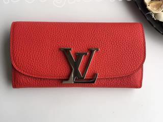 M58813 ルイヴィトン トリヨン 長財布 スーパーコピー 「LOUIS VUITTON」 ポルトフォイユ・ヴィヴィエンヌ ヴィトン レディース 二つ折り財布 3色可選択 コクリコ