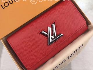 M61179 ルイヴィトン エピ 長財布 コピー 「LOUIS VUITTON」 ポルトフォイユ・ツイスト ヴィトン レディース 二つ折り財布 4色可選択 コクリコ