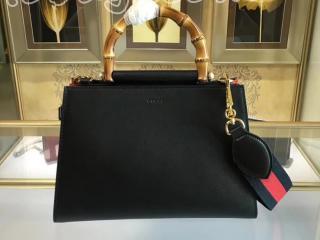 459076 DVU1G 8974 グッチ ニムフェア バッグ スーパーコピー Gucci Nymphaea トップハンドルバッグ レディース ショルダーバッグ 2色可選択 ブラック＆レッド レザー